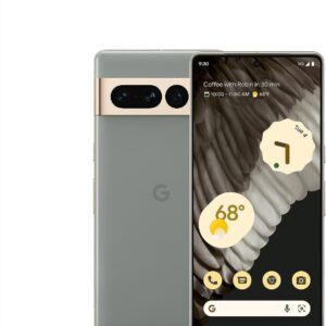 Google Pixel 7 Pro – 5G Android Phone – Unlocked Smartphone with Telephoto , Wide Angle Lens, and 24-Hour Battery – 256GB – Hazel