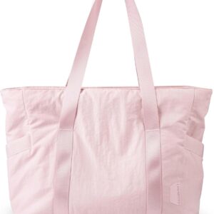 BAGSMART Tote Bag for Women with Zipper, Gym Tote with Compartments, Work Tote Nurse Dance Yoga Bag for Sport, Travel
