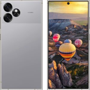 Unlocked Phones S24 Ultra Smartphone Android 13 Cell Phones 8+256GB 6.8″ HD Screen Dual SIM 108MP+48MP Camera 6800 mAh and Built-in Pen (Titanium Grey)