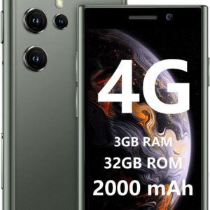 Mini Phone 4G Unlocked Small Smartphone with 3GB+32GB, 3.0″ HD Touch Screen,2000mAh Battery,Pocket Cellphone, Mini Phone for Kids, Best Gift for Kids- Green