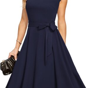 DRESSTELLS Women’s Cocktail Dresses, Formal Wedding Guest Church Modest Graduation Party Prom Dress 2025