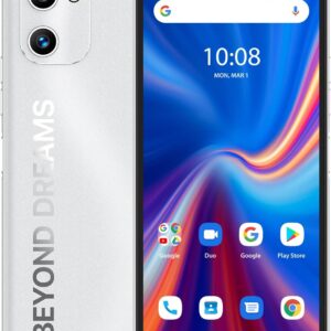 UMIDIGI C1 Cell Phone Unlocked, 5150mAh Battery with 6.52″ Full Screen T-Mobile Smartphone 2GB RAM+32GB ROM 256GB Expandable 13+5MP Camera,AI face Unlock,GPS,Dual SIM,WiFi 2.4GHz/5GHz,Warranty,Silver