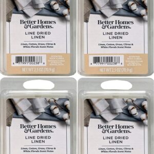Better Homes and Gardens Line Dried Linen Scented Wax Cubes – 4-Pack