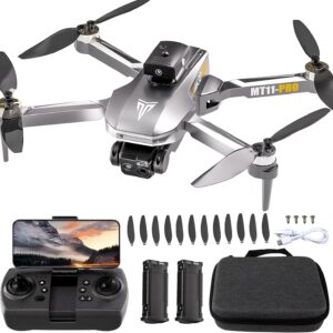 Brushless Motor Drone,90° Adjustable 4K FPV,APP control,40min Flight Time,Indoor Obstacle Avoidance,Optical Flow Positioning,Gesture Photography,360° Flip,Eyond-Range Loss Alert, Toys Gifts for Men Boys